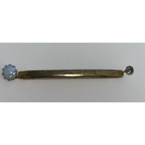 Antique Edwardian Stick Pin Opal Cabochon‎ Crystal – Pat. Nov 6 1906